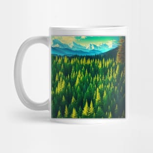 Trees Beautiful Forest Mug